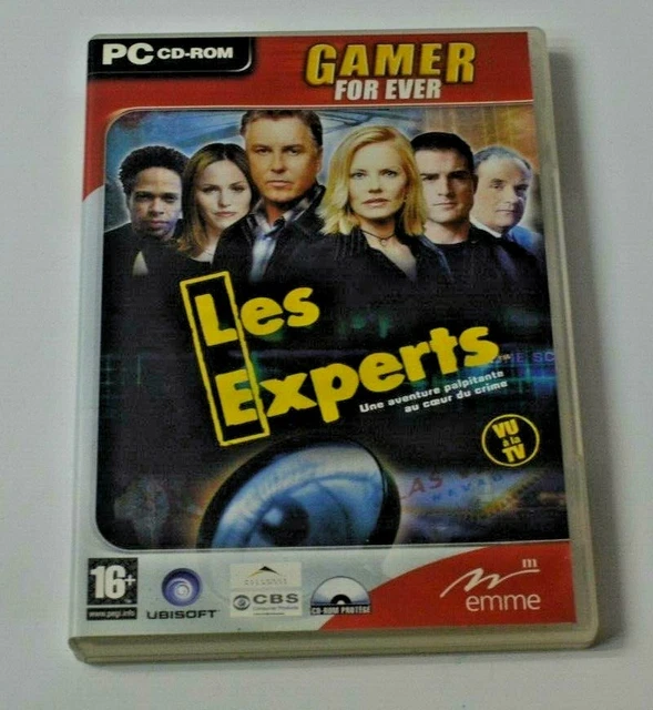 Ancien Jeu Disque Dvd Pc Cd Rom Ordinateur Les Experts