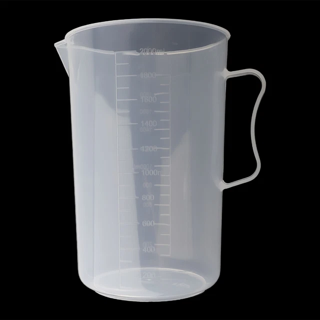 Cruche d'entonnoir de mesure en plastique à bec long de 1000 ml, tasse