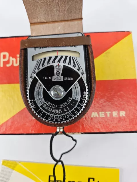 Vintage Exposure Meter Primo Star 55A w/ Case
