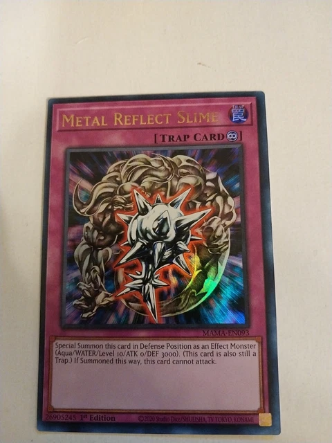 Yugioh! Metal Reflect Slime - MAMA-EN093 - Ultra Rare - 1st Edition Near Mint, E