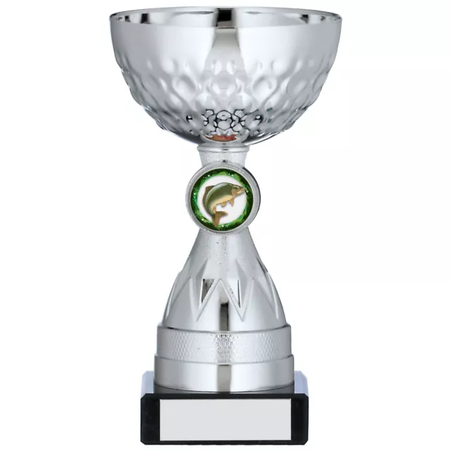 Multisport Budget Argent Récompense Coupe École Trophy Pêche Gratuit Gravé A0105 3