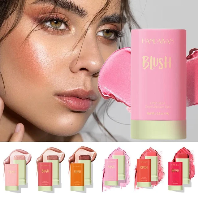 NUOVO stick blush trucco multiuso, stick idratante colorato, impermeabile S1V7