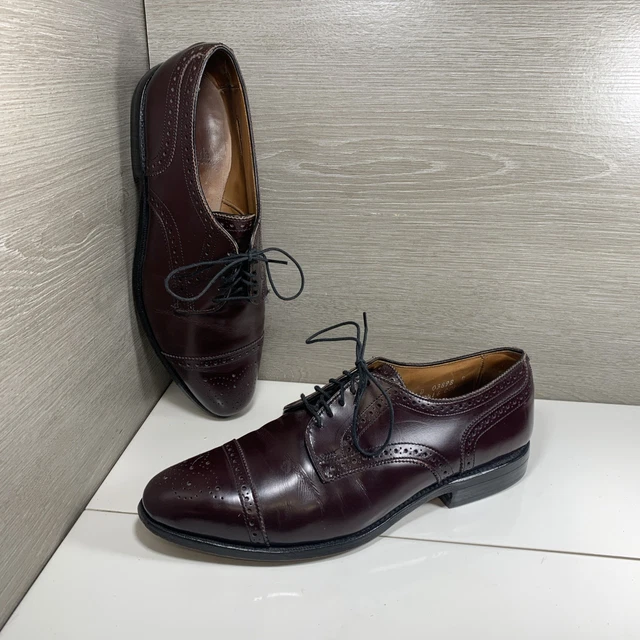 ALLEN EDMONDS SANFORD 5237 Cordovan Cap Toe Oxford 10.5 B  display picture 1