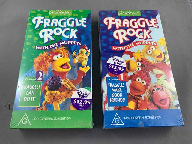 JIM HENSON'S FRAGGLE Rock VHS X 2 - Vol 1 & 2 Video Tape 1993 (L) £28. ...