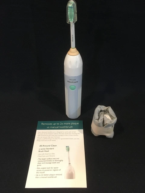 Cepillo de dientes recargable Philips Sonicare Elite HX5910 mango y estuche de viaje de nailon