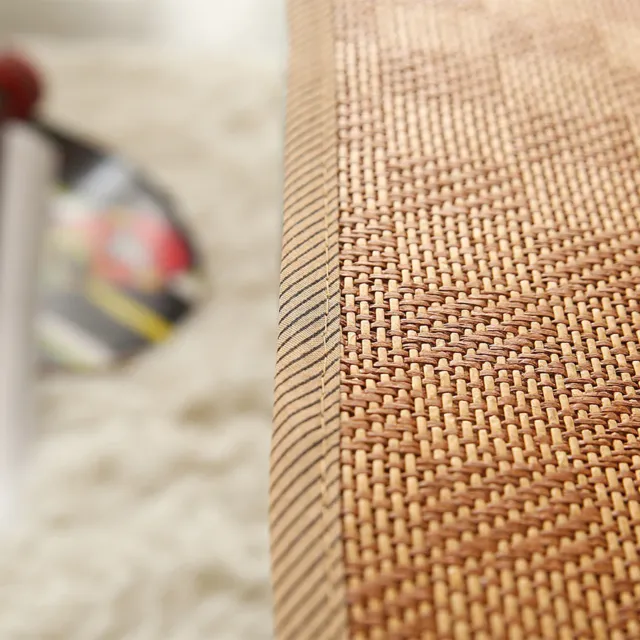(Pillowcase 48 * 74cm*1))Rattan Bamboo Sheet Mat Mattress Covers Bed Sheet Home