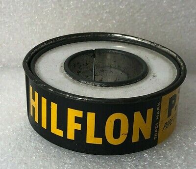 Vintage Hilflon  PTFE Tape tin Circular Vintage hardware UK Made