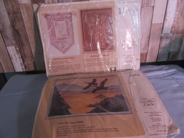 1348 RAMO DE ROSAS por The Creative Circle Needlework & CC 6184 KIT NIP