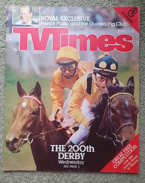 TV TIMES JUN 2 8 1979 Granada Edition. 200th Derby Diane Keen