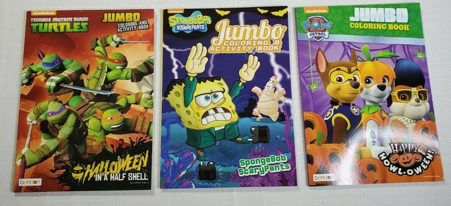 PAW PATROL HALLOWEEN Jumbo Coloring Activity Books Set Of 2 Brand New paw-patrol-halloween-jumbo-coloring-activity-books-set-of-2-brand-new