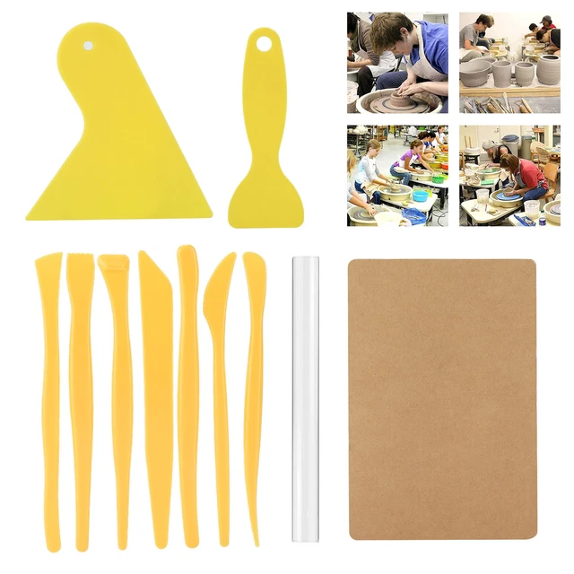 Kit de herramientas de modelado de arcilla ampliamente utilizado hágalo usted mismo hecho a mano para proyectos artesanales