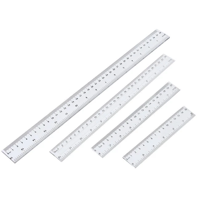 6 INCH 8 Inch 12 Inch 16 Inch Straight Ruler Measuring Tool Scale Ruler ...