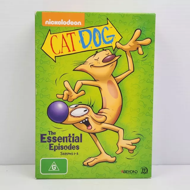 CatDog The Essential Episodes Seasons 1-3 | 11-DVD Set Reg 4 Nickelodeon 1998