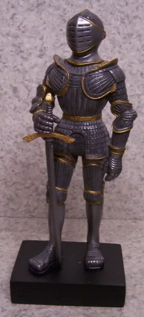 Figurine Medieval Knight Armor Gothic with Sword NEW 9" with gift box