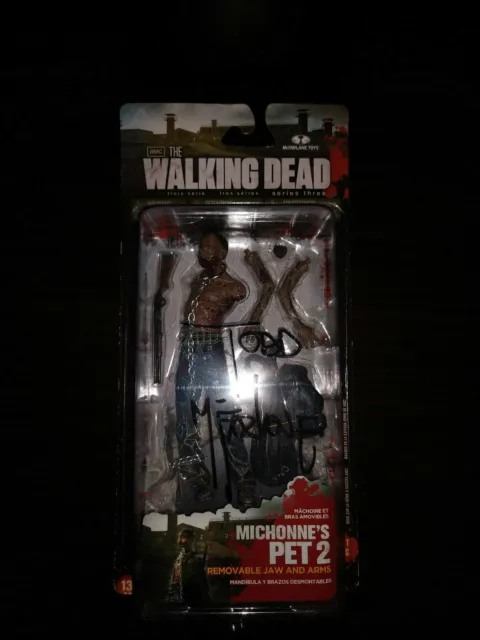 The Walking Dead Series 3 Michonne's Pet 2, Todd McFarlane Autographed