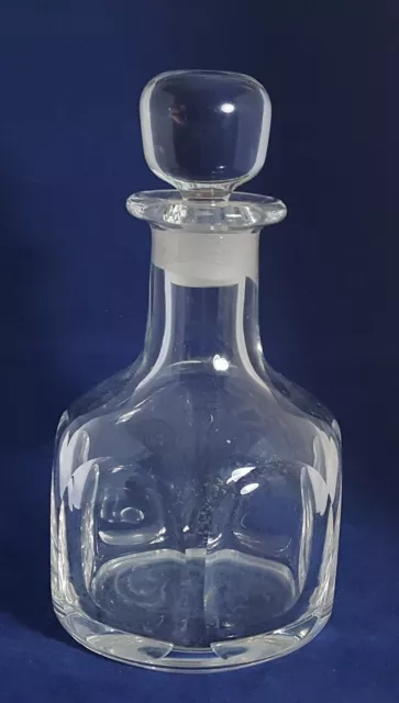 Beautiful Vintage Very Old  Heavy Plain Glass Decanter (Weight - 2 kg)