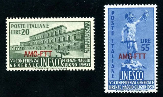 AMG Free Territory of Trieste (FTT) Scott 72-73 MNH