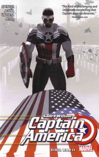 Captain America Sam Wilson Vol 3: Civil War II Softcover TPB Graphic Novel