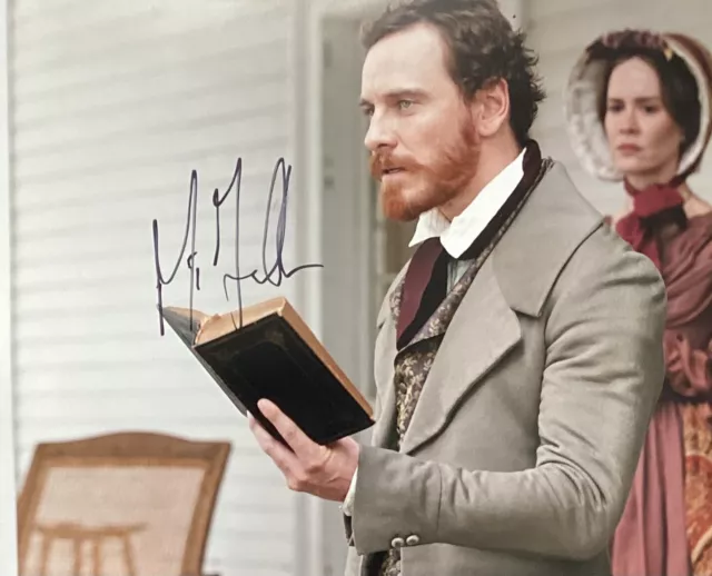 Michael Fassbender Authentic Signed 12 Years Of Slave 10x8 Photo AFTAL