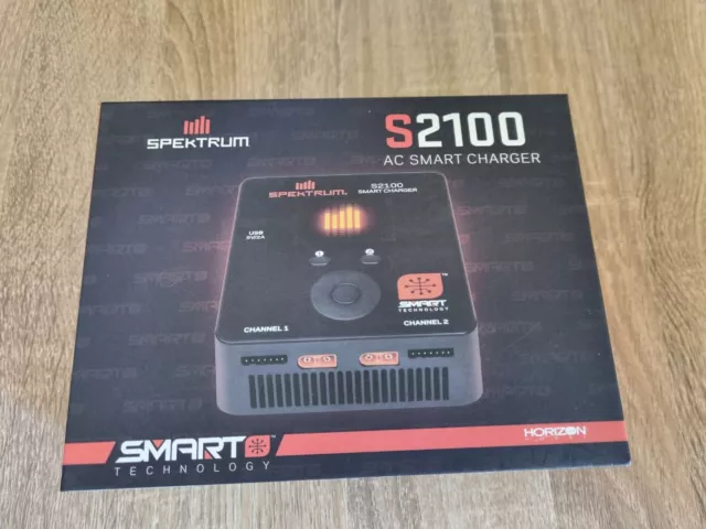 Spektrum Smart S2100 Dual 2x100W AC LiPo Charger SPMXC1010AU