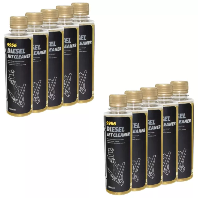 Einspritzdüsen Reiniger 10 X 250 ml MANNOL 9956 Motor Diesel Additiv Kraftstoff