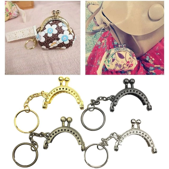 Bag Hardware Purse Clasp Frame Bag Kiss Clasp Lock  Handle Bag Accessories