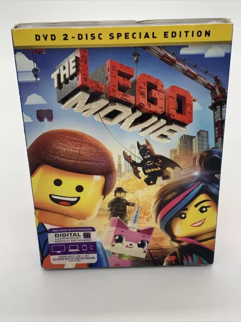 The LEGO Movie (DVD, 2014, 2-Disc Special Edition) Brand New w/ slipcover