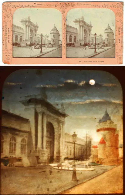 Polyoramic Stereoscopic View EXPO UNIVERSAL PARIS 1889 / MINISTRY OF WAR