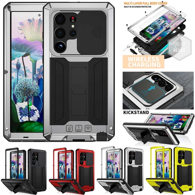 Life Waterproof Hard Metal Case Full Body Cover Fr Samsung Galaxy S23 Ultra Plus
