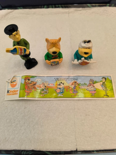 Yogi Bear 1996 Kinder Surprise Figures Set - Hanna Barbera Collectibles - View #4