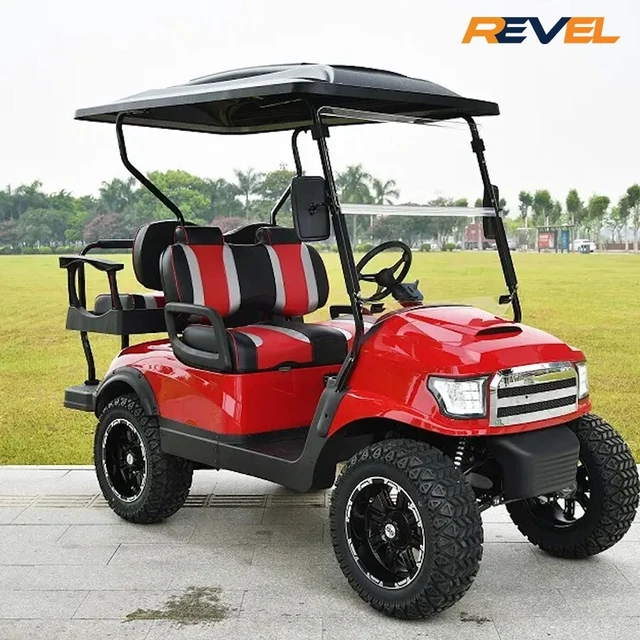 CLUB CAR PRECEDENT MadJax Alpha OffRoad Red Golf Cart Body Kit (2004