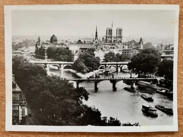 Ile de la cite mit Notre Dame Paris 1940-1944 Frankreich Bild Photo II.WW 2.WK