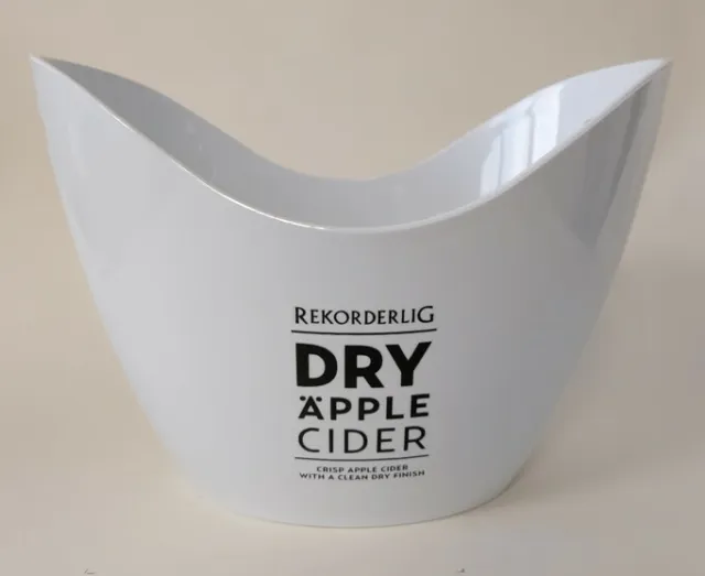 REKORDERLIG Dry Apple Cider Sonrisa Ice Bucket White -  Approx 8 Litres