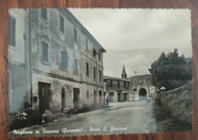cartolina - MAGLIANO di GROSSETO, porta San Giovanni - non viaggiata