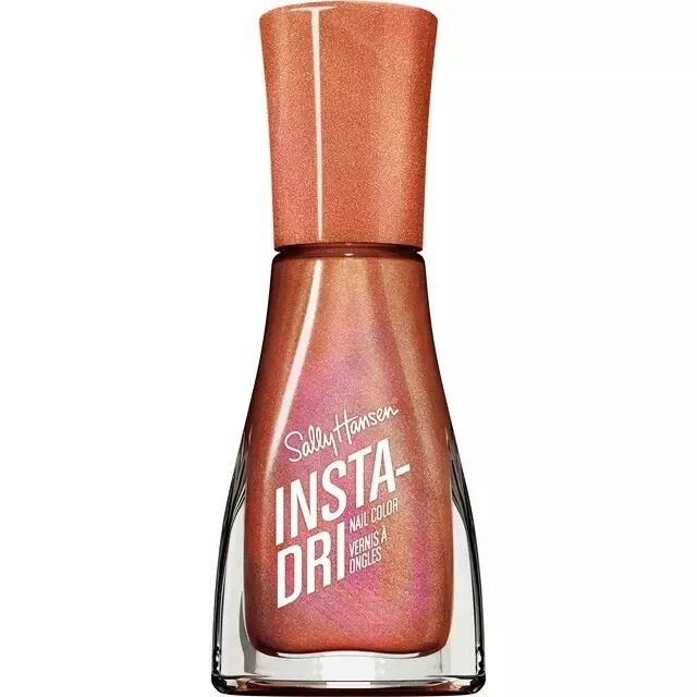 Sally Hansen Insta-Dri Nail Polish Color #338 Coral Commotion 0.31 fl oz New