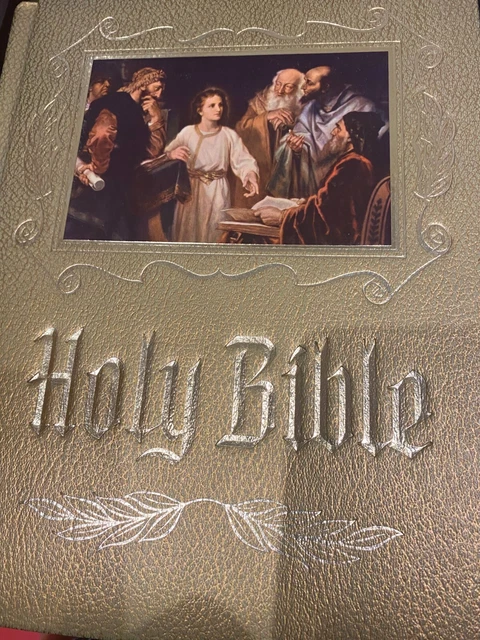 HOLY BIBLE KING James version 1964 RED LETTER EDITION £20.00 - PicClick UK