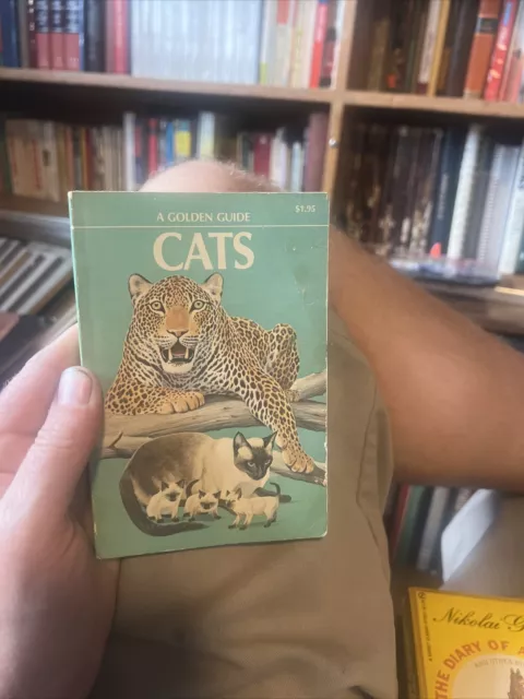 Vintage Golden Guide Book Cats 1973 George S Fichter