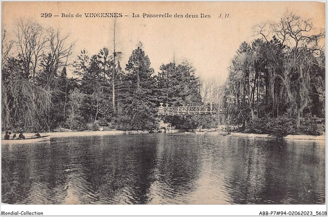 ABBP7-94-0578 - BOIS-DE-VINCENNES - la passerelle des deux iles
