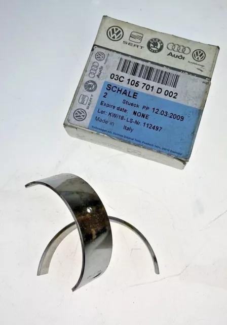 Original VW Palier 2x Coquilles Motorsatz 4 Cylindre 1,4TSI 03C105701D002 Neuf
