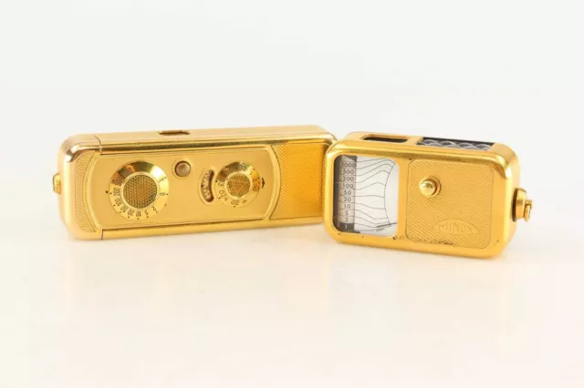 Minox A Gold Kamera camera with matching lightmeter, very rare  92031