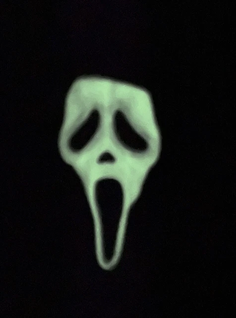 Vintage Fun World Easter Unlimited Glow In The Dark Scream Ghostface Mask #9206