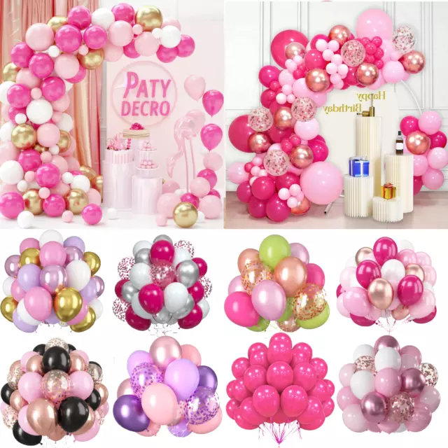 BAMBINE ROSA COMPLEANNO Festa Decorazione Palloncini Barbie Principessa  Baby EUR 2,81 - PicClick IT