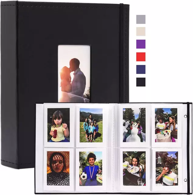 Instax Mini Photo Album Book 208 Pockets 2X3 Polaroid Photo Album, for Fujifilm