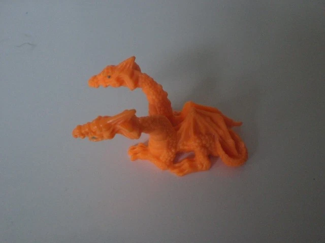 Figurine Dragon à Deux Têtes Fast Champ - Plastique - Occasion état TB