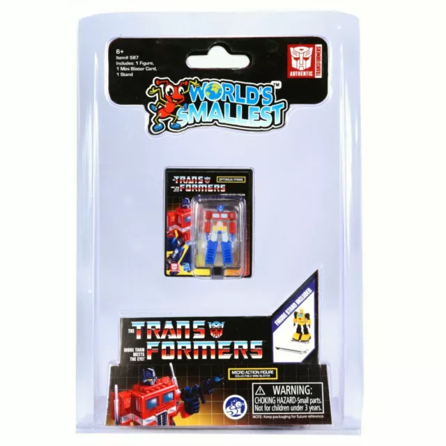 Worlds Smallest Transformers Micro Action Figure Autobot Optimus Prime