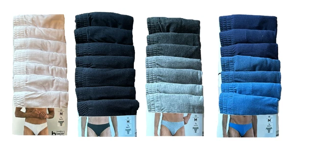 Hanes Classics Herren Unterwäsche Slips Pack, Mid-Rise Slip, Stretch Baumwolle Unterwäsche, klassisch, 6er-Pack (Farben können variieren), 6 Stück – Verschiedene Feststoffe, Small