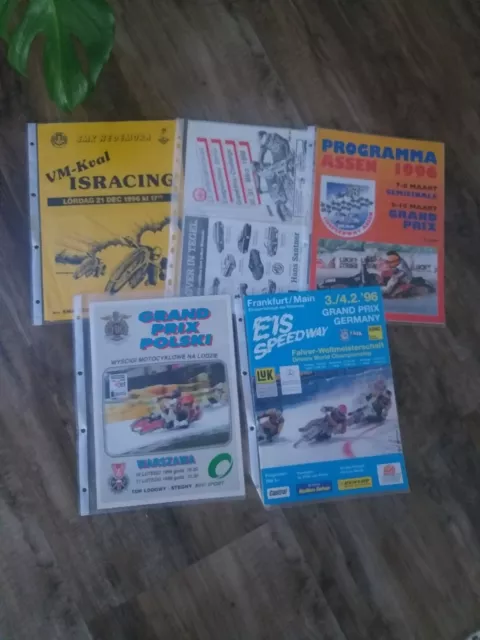 4x Speedway World Championship  Icespeedway  Ice 1996 Sweden,Germany,Poland