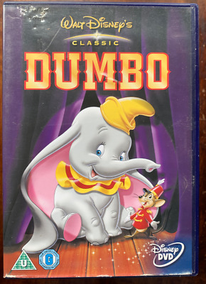 Dumbo DVD 1941 Walt Disney's 4th Classic Animated Flying Elephant Movie