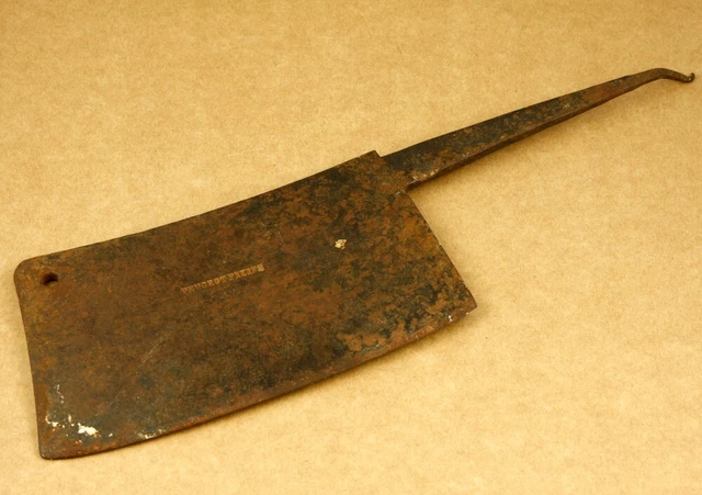 Peugeot Freres Antique Vintage Meat Cleaver Knife