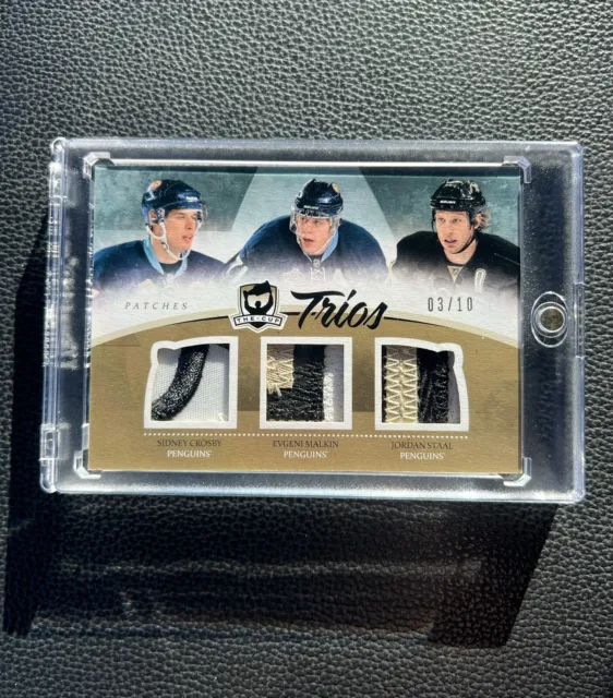 2010-11 Upper Deck The Cup Trios Crosby, Malkin, Staal Game Worn Patch /10